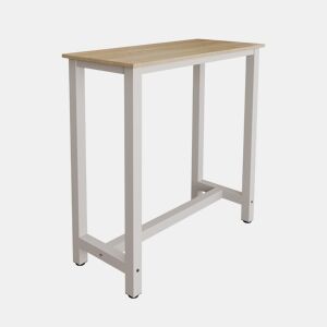 Mesa alta Cozinha Sala de jantar BrancoSonoma 100x40x100 Ani Muebles Bonitos