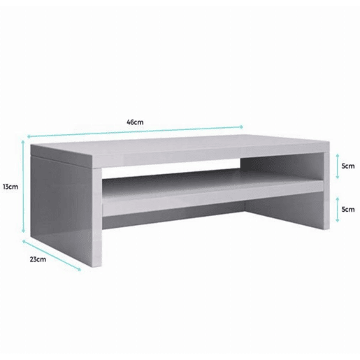 Suporte de monitor Quarto Escritório Sonoma 46x23x13 Adelis Muebles Bonitos