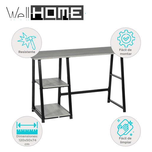 Mesa de estrutura Well Home com tampa