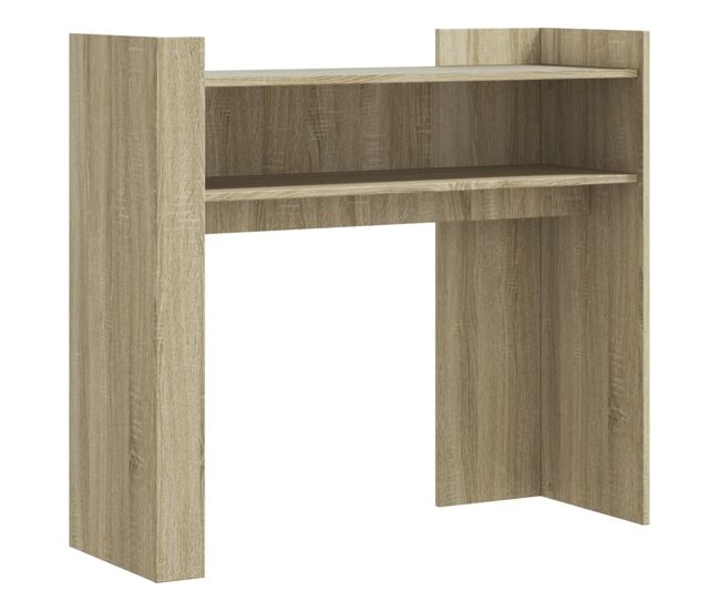 Mesa consola de madera de ingeniería roble sonoma 100x35x90 cm