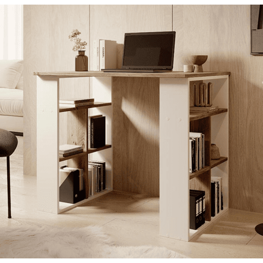 Secretária Quarto Escritório BrancoPinho Atlântico 90x60x74 Urban Muebles Bonitos