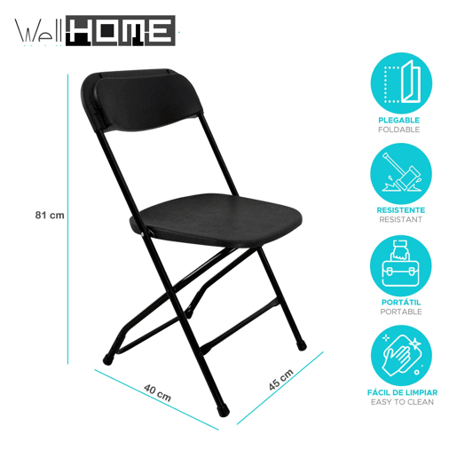 WELL HOME - Cadeira dobrável multifuncional