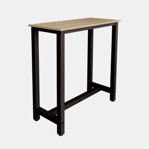 Mesa alta Cozinha Sala de jantar PretoSonoma 100x40x100 Ani Muebles Bonitos