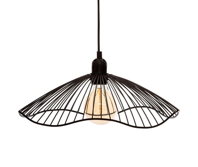Well home - lámpara colgante de techo - pantalla de metal 34 cm - moderna y elegante