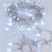 Guirnalda con 80 Luces LED con Temporizador y cable transparente Guirnalda con 80 Luces LED con Temporizador y cable transparente Blanco