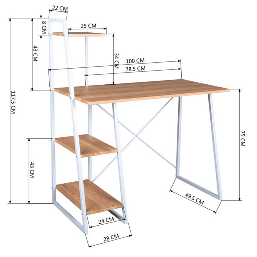 Estante de mesa Well Home