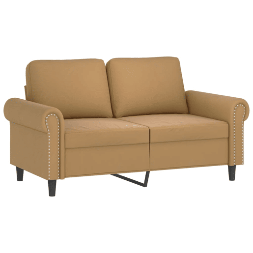 vidaXL 3 pcs conjunto de sofás com almofadões veludo castanho vidaXL 3 pcs conjunto de sofás com almofadões veludo castanho