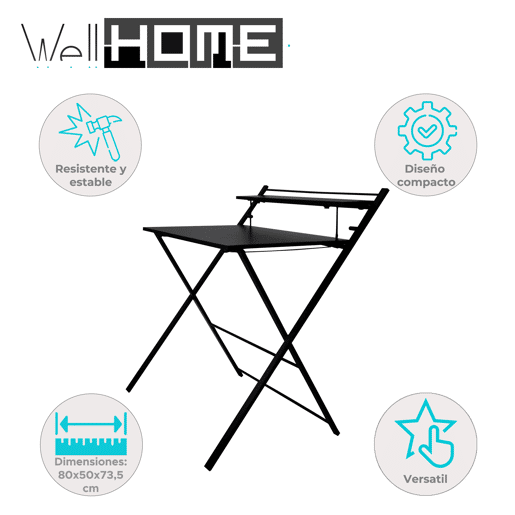 Mesa de escritório individual Well Home