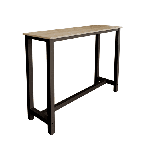 Mesa alta Cozinha Sala de jantar PretoSonoma 140x40x100 Ani Muebles Bonitos