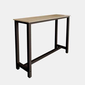 Mesa alta Cozinha Sala de jantar PretoSonoma 140x40x100 Ani Muebles Bonitos