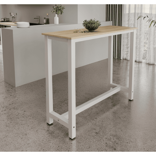 Mesa alta Cozinha Sala de jantar BrancoSonoma 120x40x100 Ani Muebles Bonitos