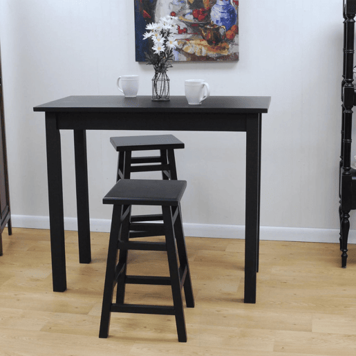 Conjunto de 2 bancos 'Laira' da Well Home em madeira de pinho