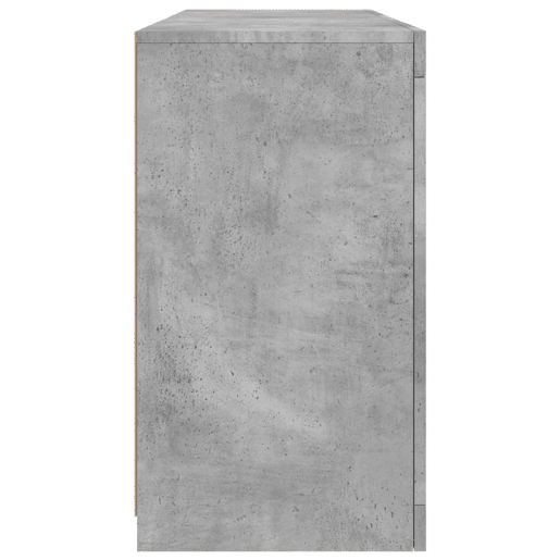 vidaXL Aparador com luzes LED 142,5x37x67 cm cinzento cimento vidaXL Aparador com luzes LED 142,5x37x67 cm cinzento cimento
