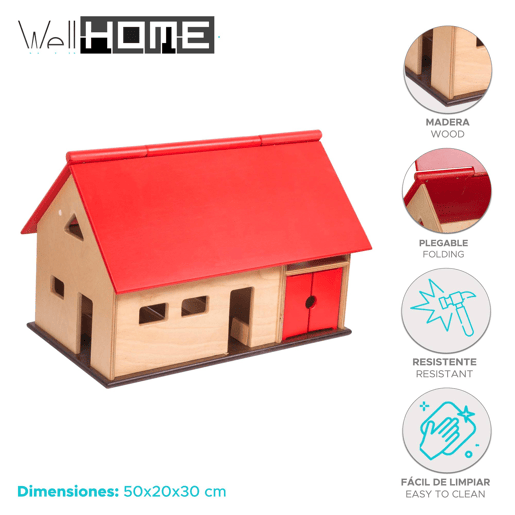 WELL HOME - Casa de quinta infantil multicolorida WELL HOME - Casa de quinta infantil multicolorida
