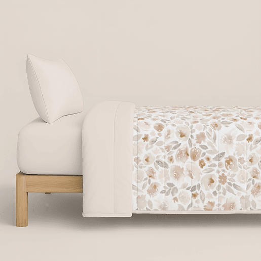 Naturals - Edredom Nórdico Estampado Cama 135 - 100% Poliéster Microfibra - 300g - CLARA