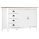 Aparador - Mueble de almacenamiento 130 Aparador - Mueble de almacenamiento 130 Blanco