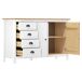Aparador - Mueble de almacenamiento 130 Aparador - Mueble de almacenamiento 130 Blanco