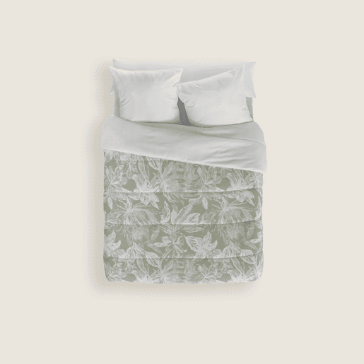 Naturals - Edredom Nórdico Estampado Cama 180 - 100% Poliéster Microfibra - 300g - ALMA