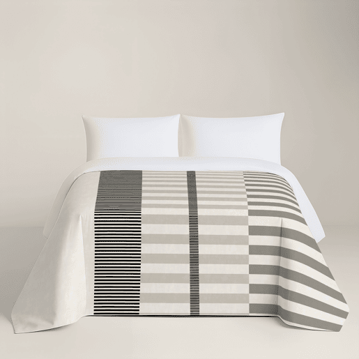 NATURALS - Capa de edredão estampada Cama 105 - Algodão extra macio - Inclui 1 ou 2 fronhas - ROBERT