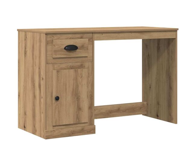 Escritorio - mesa de ordenador roble artisan 50 x 115 x 75 cm madera contrachapada