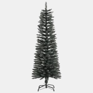 Árvore de Natal - Pinheiro de Natal artificial fina com suporte 120 cm PVC verde