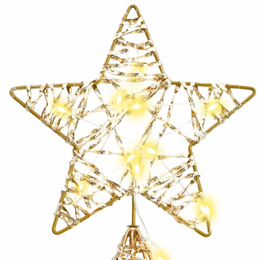 Árvore de Natal - Pinheiro de Natal com 160 LEDs Branco quente 150 cm PET
