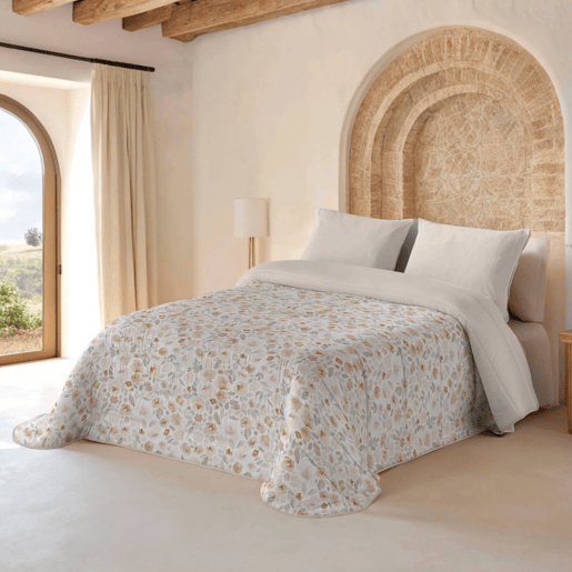 Naturals - Edredom Nórdico Estampado Cama 105 - 100% Poliéster Microfibra - 300g - CLARA