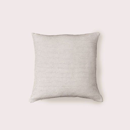 Naturals - Capa de Almofada Estampada - Sem enchimento - 50x70 cm - 50% Algodão - 50% Poliéster - Jacquard - ALBA PRETO