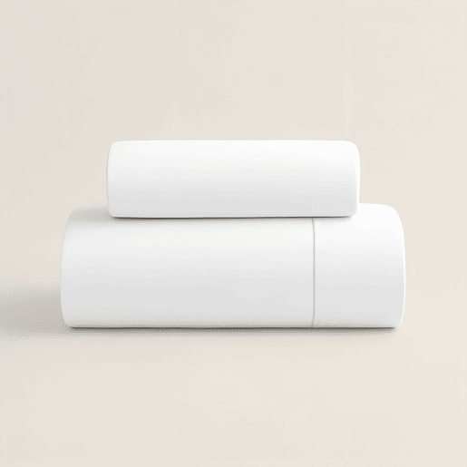 NATURALS - Capa de edredão Lisa Cama 180 - Fecho com botões - 100% Algodão - Inclui 1 ou 2 Fronhas - BRANCO ÓPTICO