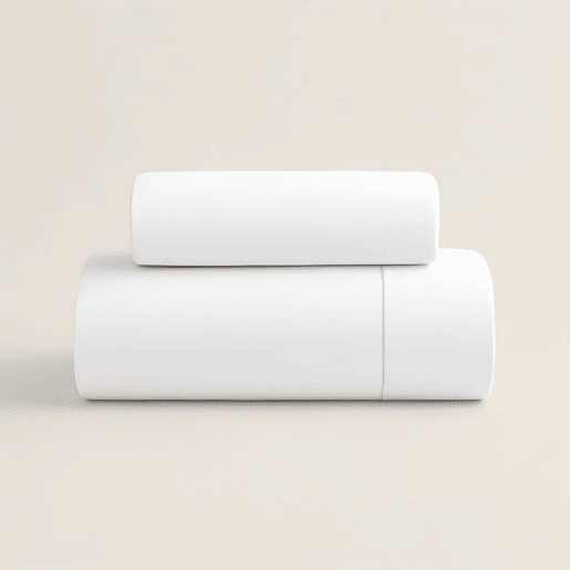 NATURALS - Capa de edredão Lisa Cama 90 - Fecho com botões - 100% Algodão - Inclui 1 ou 2 Fronhas - BRANCO ÓPTICO