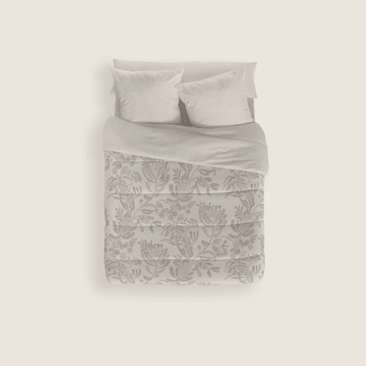 Naturals - Edredom Nórdico Estampado Cama 90 - 100% Poliéster Microfibra - 300g - POEME