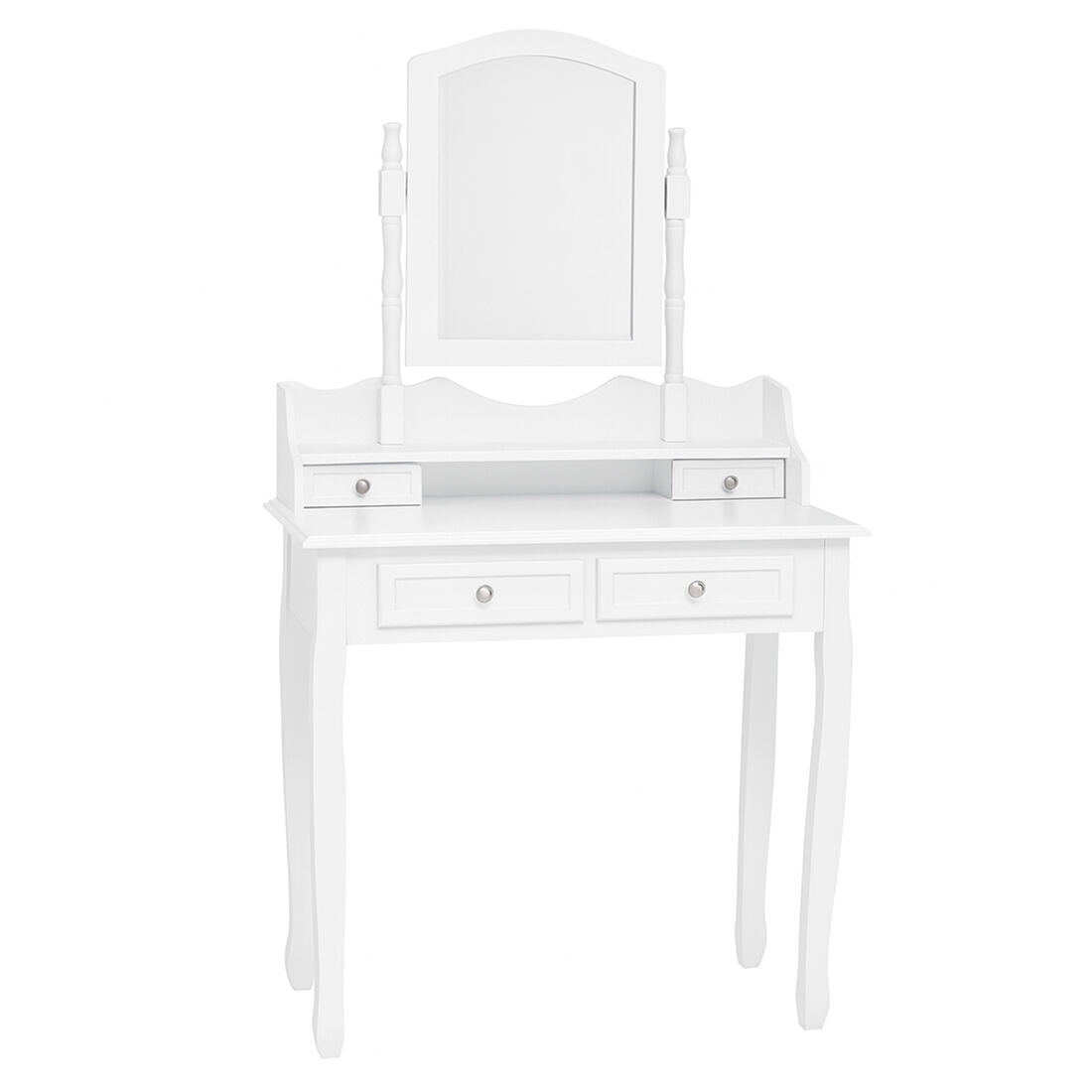 Tocador Madera con Espejo y Cajón Amplio Diseño Elegante Ruster