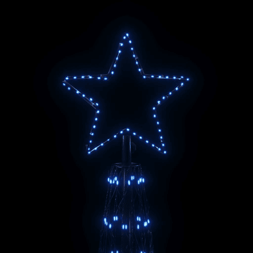 Árvore de Natal - Pinheiro de Natal em cone 3000 luzes LED 230x800 cm azul