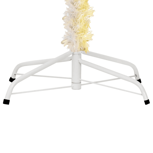Árvore Natal - Pinheiro de Natal artificial + pontas iridescentes 240 cm PVC branco Árvore Natal - Pinheiro de Natal artificial + pontas iridescentes 240 cm PVC branco