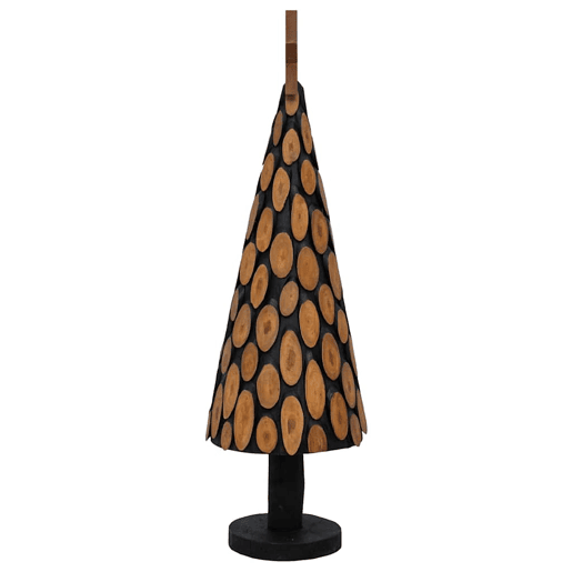 Árvore de Natal - Pinheiro de Natal Castanho 150 cm Madeira de teca maciça