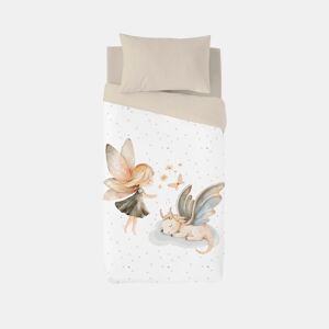 NATURALS - Capa de edredão estampada infantil Cama 90 - Algodão extra macio - Inclui 1 fronha - ELIA