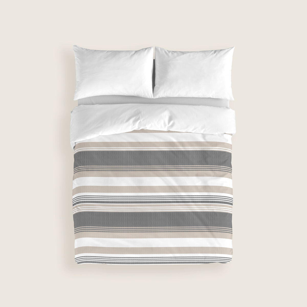 Naturals - funda nórdica estampada cama 150 - algodón extra suave - incluye 1 o 2 fundas de almohada - william