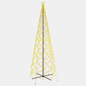 Árvore de Natal - Pinheiro de Natal em cone 1400 luzes LED 160x500 cm branco quente
