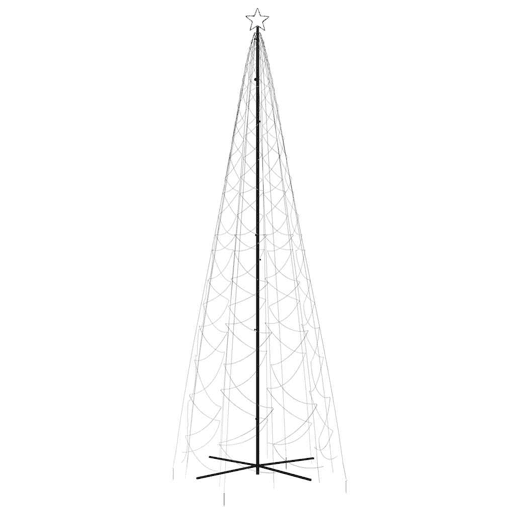 Árvore de Natal - Pinheiro de Natal em cone 1400 luzes LED 160x500 cm branco quente