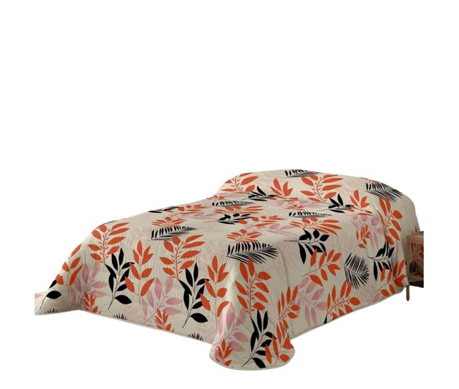 Naturals - edredón nórdico estampado - 200 gramos - cama 90 - ramo hojas