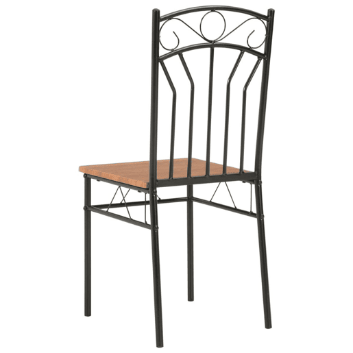 vidaXL Cadeiras de jantar 2 pcs MDF castanho