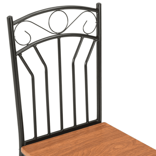 vidaXL Cadeiras de jantar 2 pcs MDF castanho