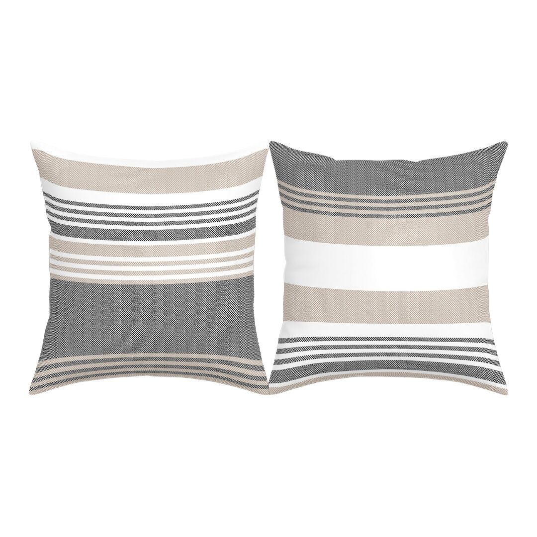 Naturals - funda de cojín estampado - con cremallera - sin relleno - 50x50 cm - 100% algodón - william