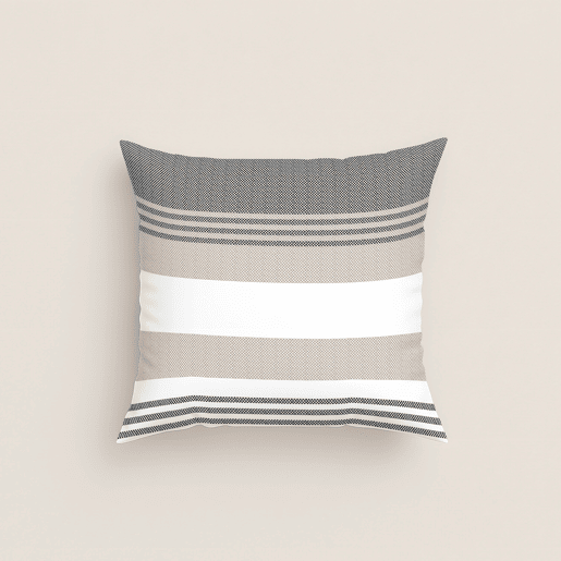 Naturals - Capa de Almofada Estampada - Com Fecho de Correr - SemEnchimento - 50x50 cm - 100% Algodão - WILLIAM