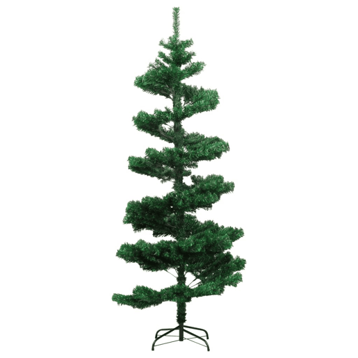 Árvore de Natal rotativa pré-iluminada + suporte PVC verde Árvore de Natal rotativa pré-iluminada + suporte PVC verde