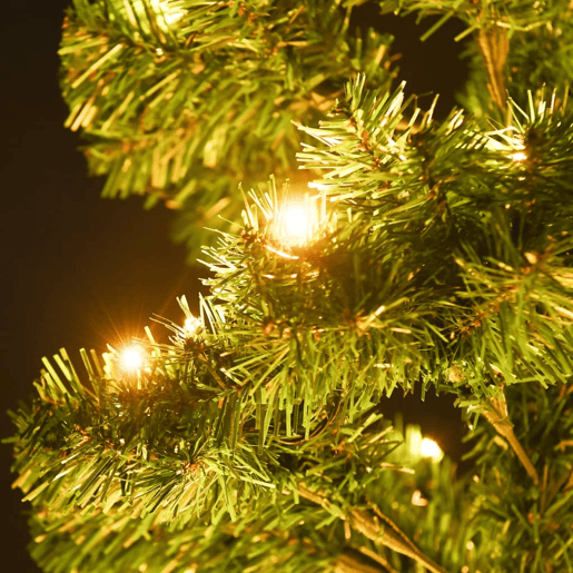 Árvore de Natal rotativa pré-iluminada + suporte PVC verde Árvore de Natal rotativa pré-iluminada + suporte PVC verde