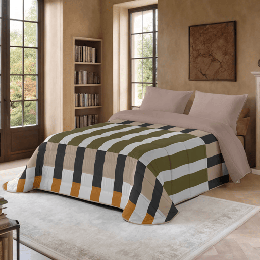 Naturals - Edredom Nórdico Estampado Cama 150 - 100% Poliéster Microfibra - 300g - PIPE