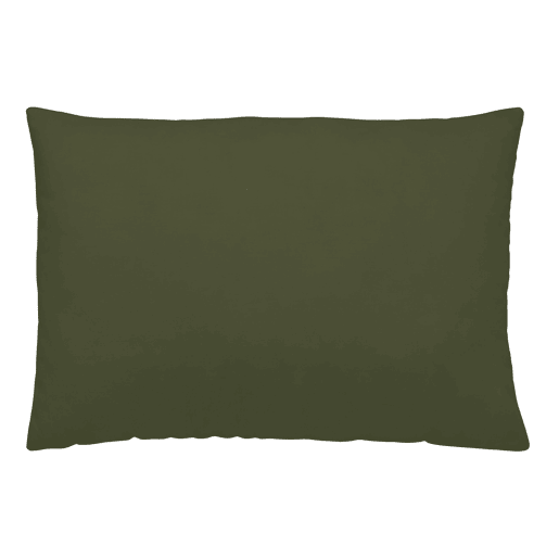 Naturals - Fronha - 45x90 cm - 100% Algodão - VERDE-GARRAFA