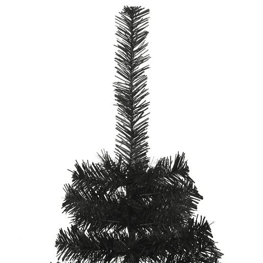 Árvore de Natal - Pinheiro de Natal com 300 LEDs com suporte Preto 180 cm PVC