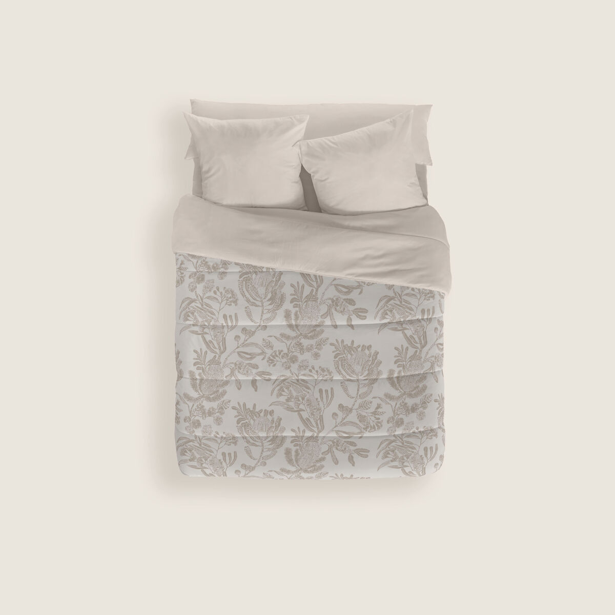 Naturals - edredón nórdico estampado cama 135 - 100% poliéster microfibra - 300 gr - poeme